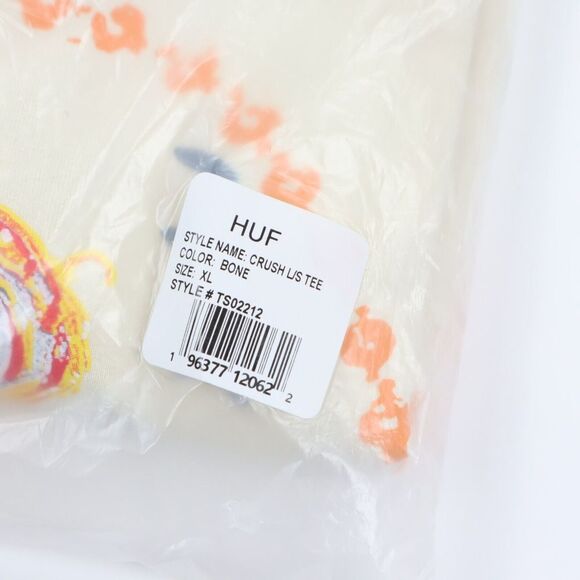 Huf x Smashing Pumpkins Crush Long Sleeve T-Shirt Bone Natural XL - NEW NWT - Picture 8 of 9